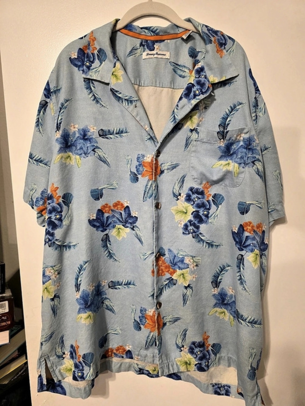 Tommy Bahama Floral Button-Up Shirt XXL Like New